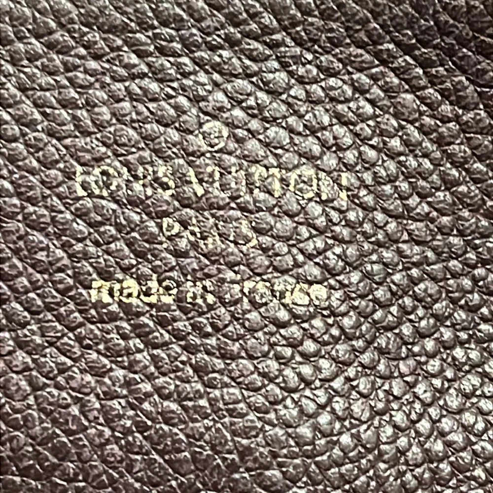 Louis Vuitton Empreinte Leather Bag Purple Audacieuse Suede Purse Authentic - Picture 5 of 16